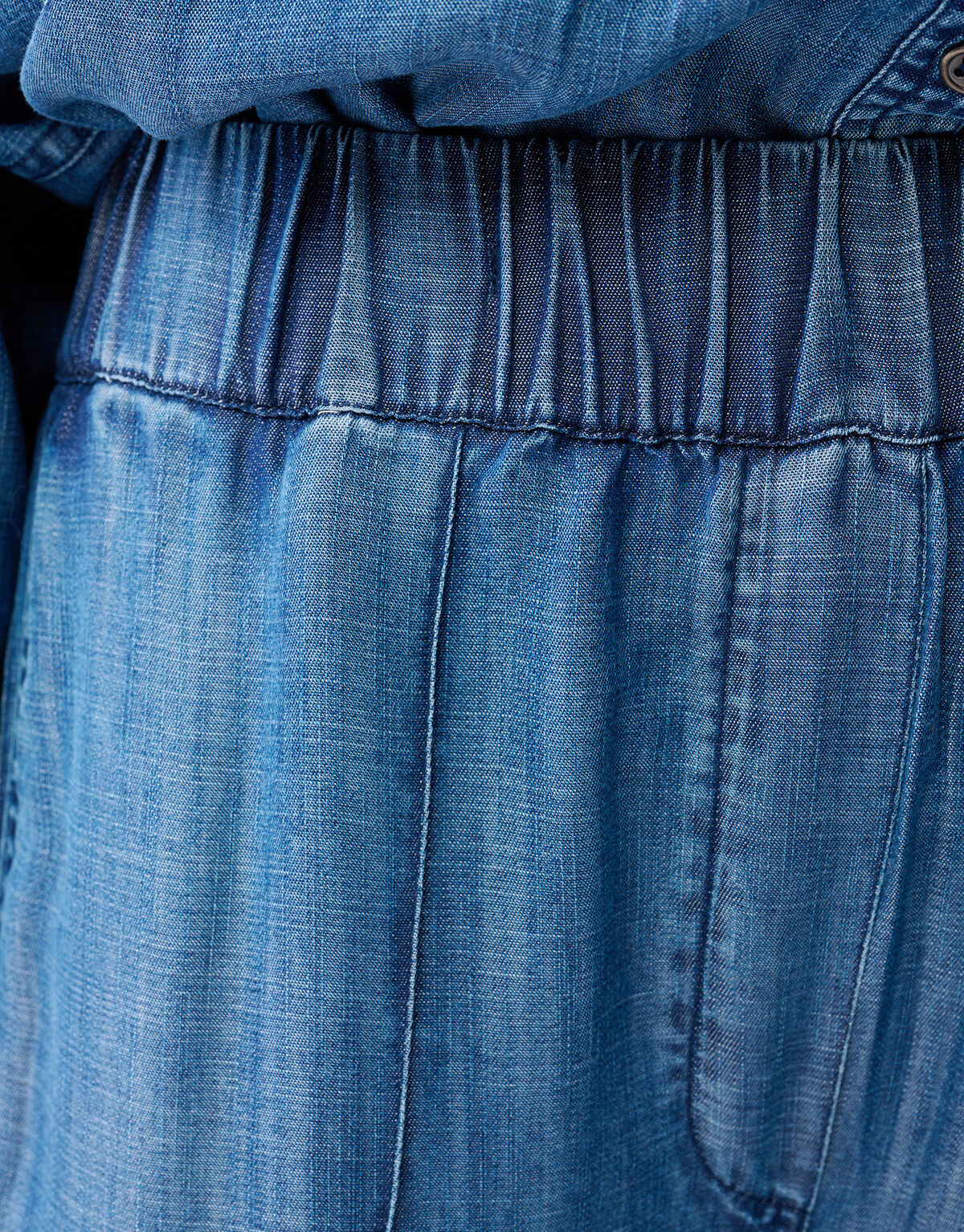 Weit geschnittene Pintuck-Hose Blau von Mieke SHOEBY WOMEN