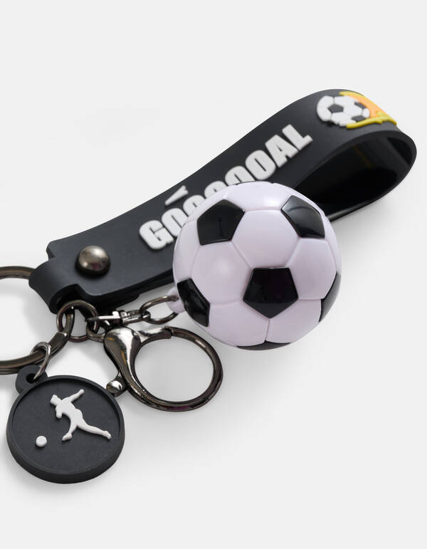 Football Schlüsselanhänger Schwarz SHOEBY ACCESSOIRES