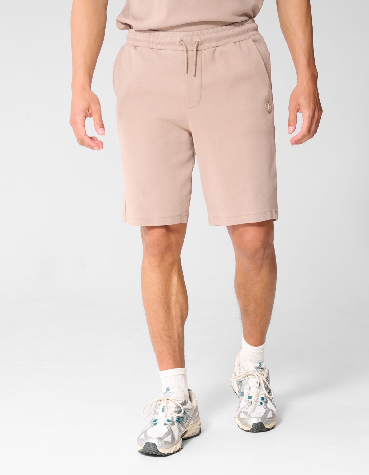 Gebraucht Gl&auml;nzend Kurz Taupe SHOEBY MEN