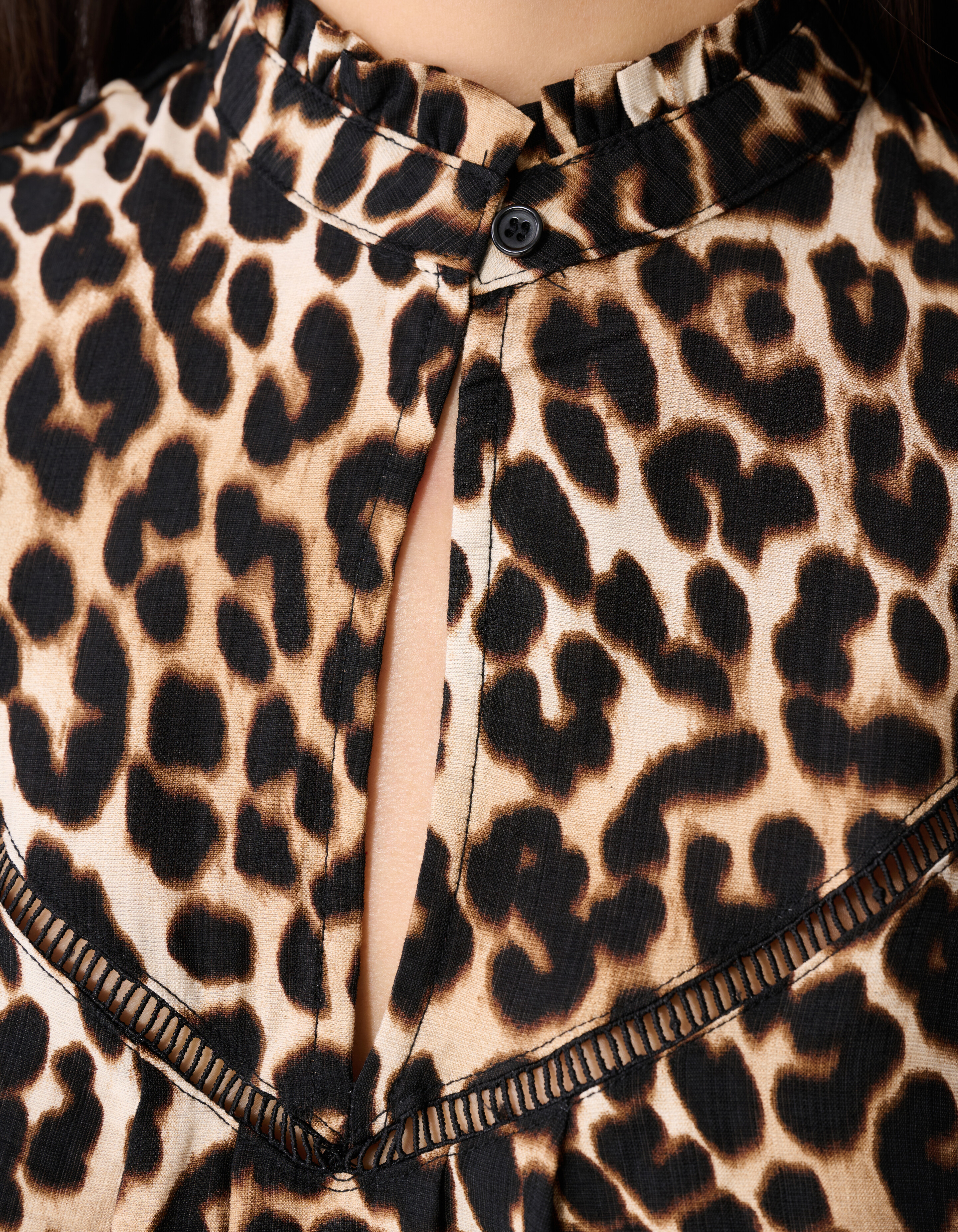 Leopard R&uuml;schenoberteil Braun SHOEBY WOMEN