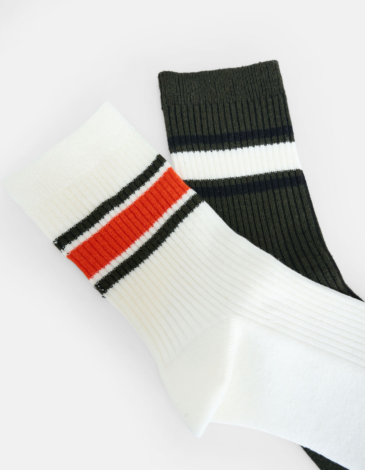 Zweierpack gestreifte Socken SHOEBY ACCESSOIRES