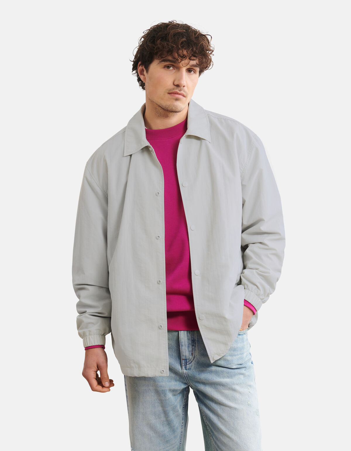 Coach Jacke Hellgrau SHOEBY MEN