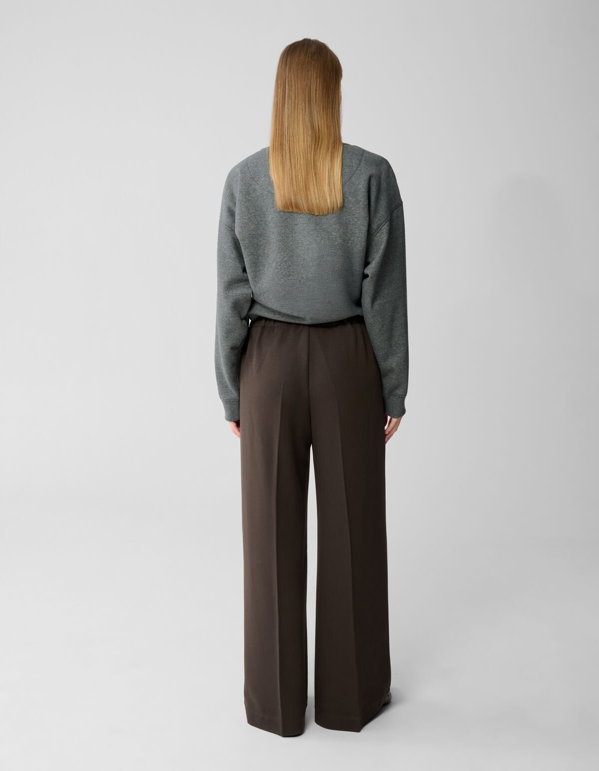 Hose mit weitem Bein in Dunkelbraun von Lonneke SHOEBY WOMEN