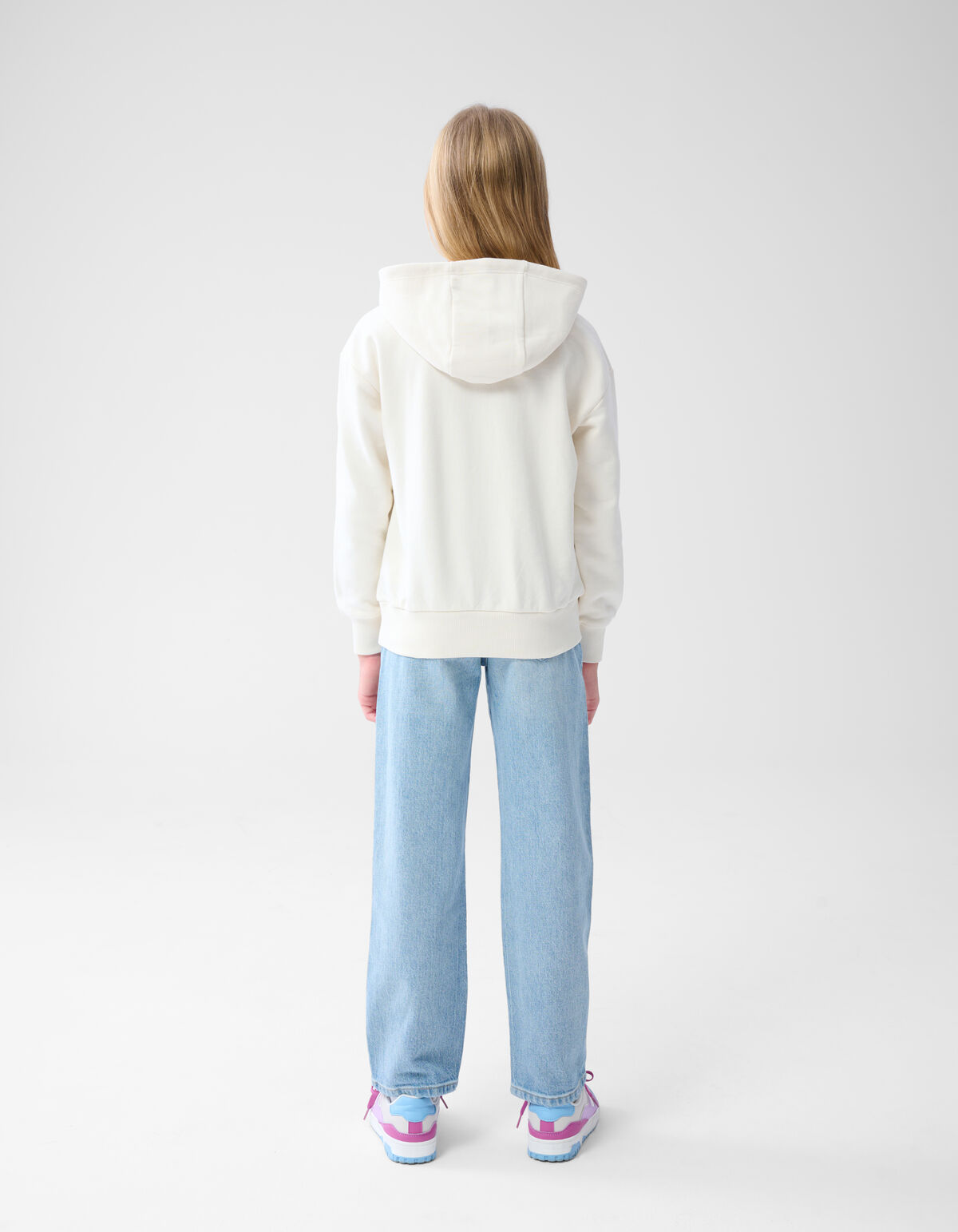 Artwork Hoodie Off White SHOEBY GIRLS