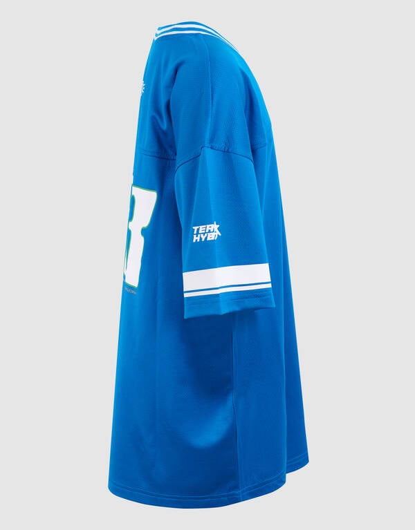 Übergrößen Sportliches T-Shirt Blau SHOEBY BOYS