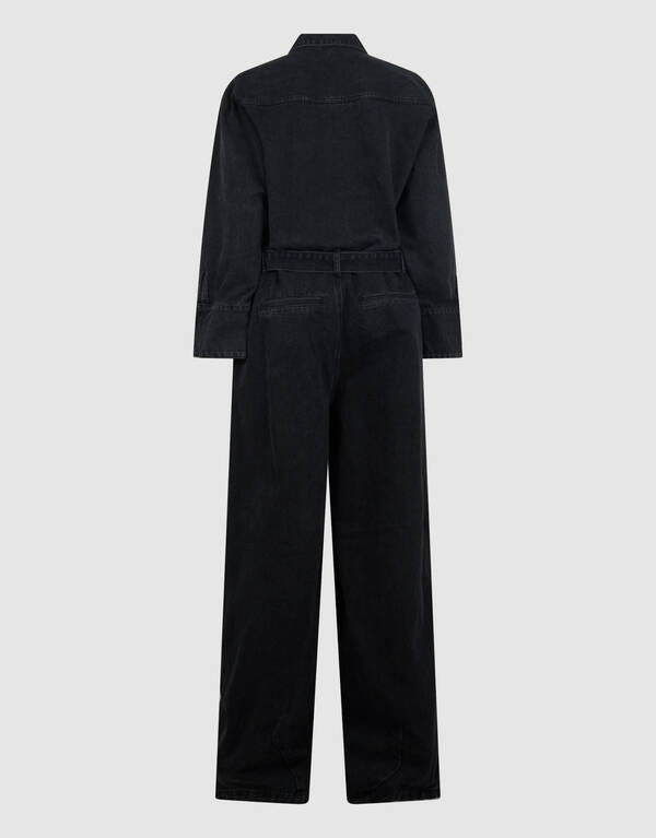 Übergroßer Denim-Jumpsuit Schwarz von Monica SHOEBY WOMEN