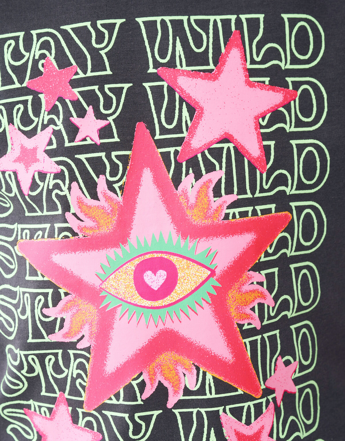 Artwork T-shirt Dunkelgrau SHOEBY GIRLS