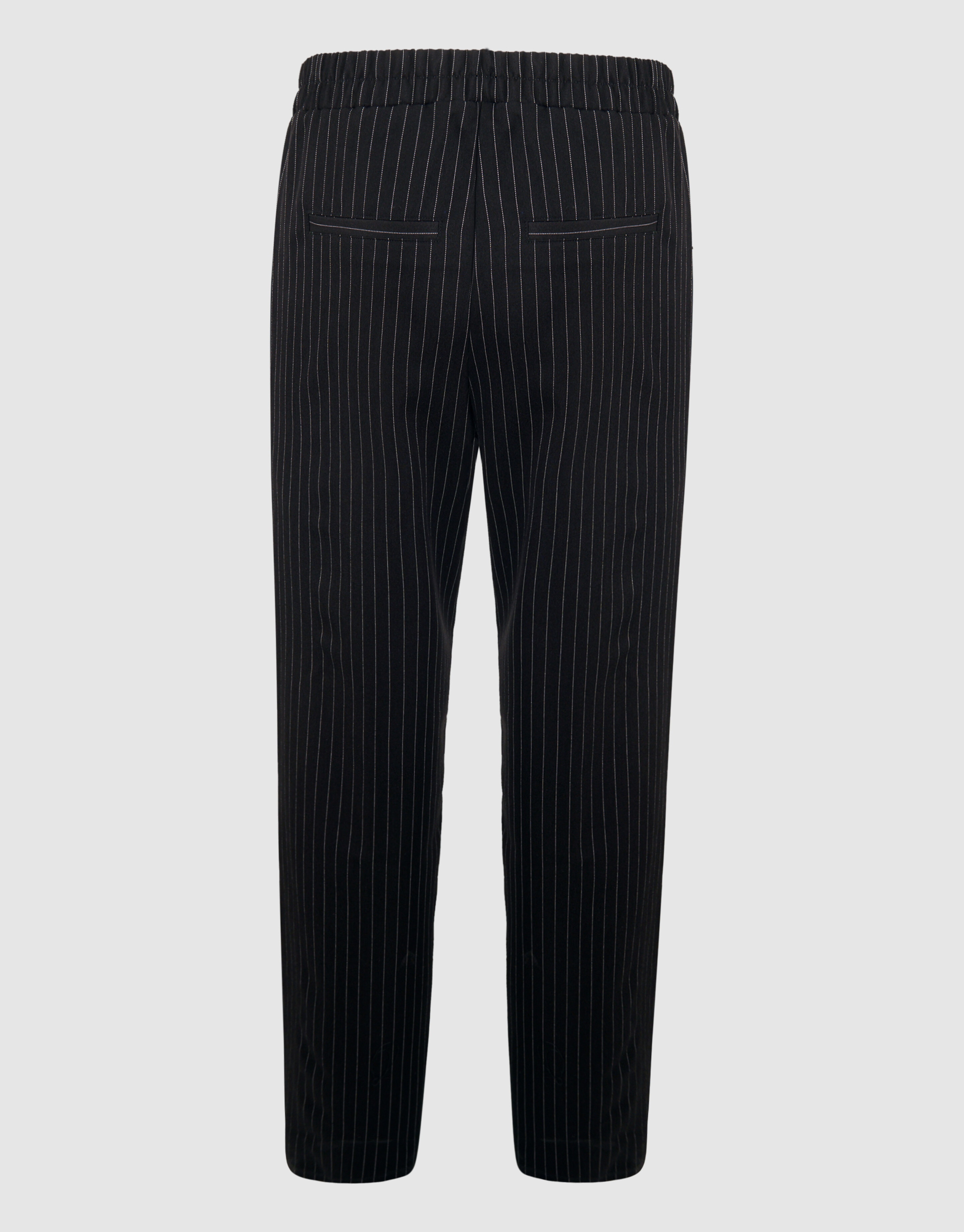 Nadelstreifenhose mit weitem Bein Schwarz SHOEBY WOMEN