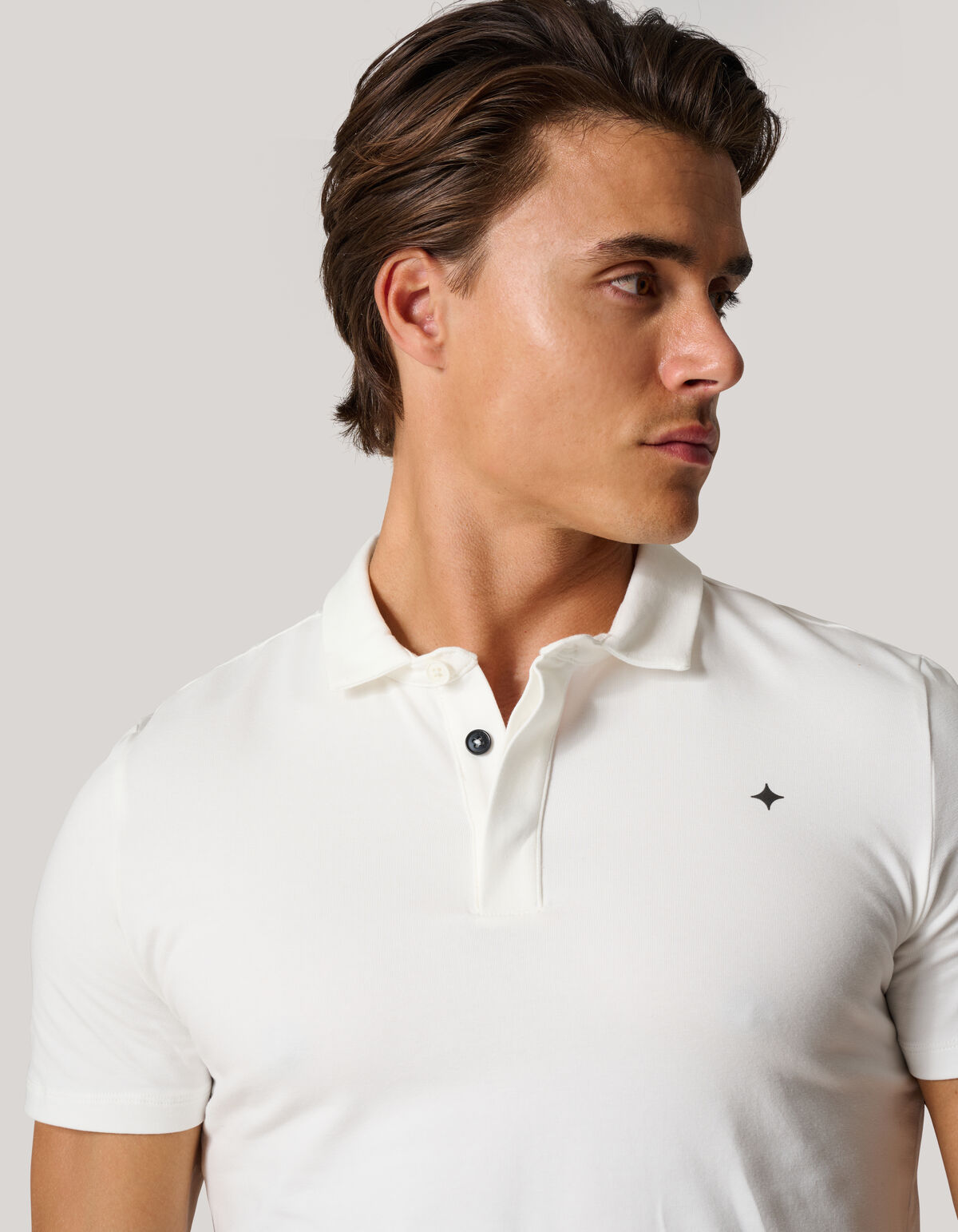 Jersey Polo Wit SHOEBY MEN