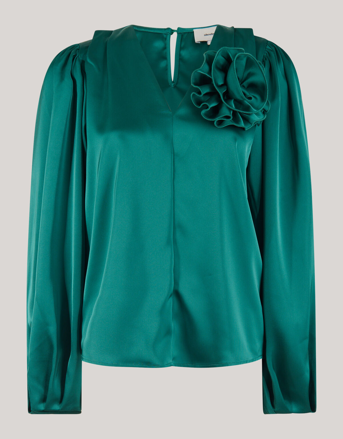 Rosenbluse Dunkelgr&uuml;n SHOEBY WOMEN