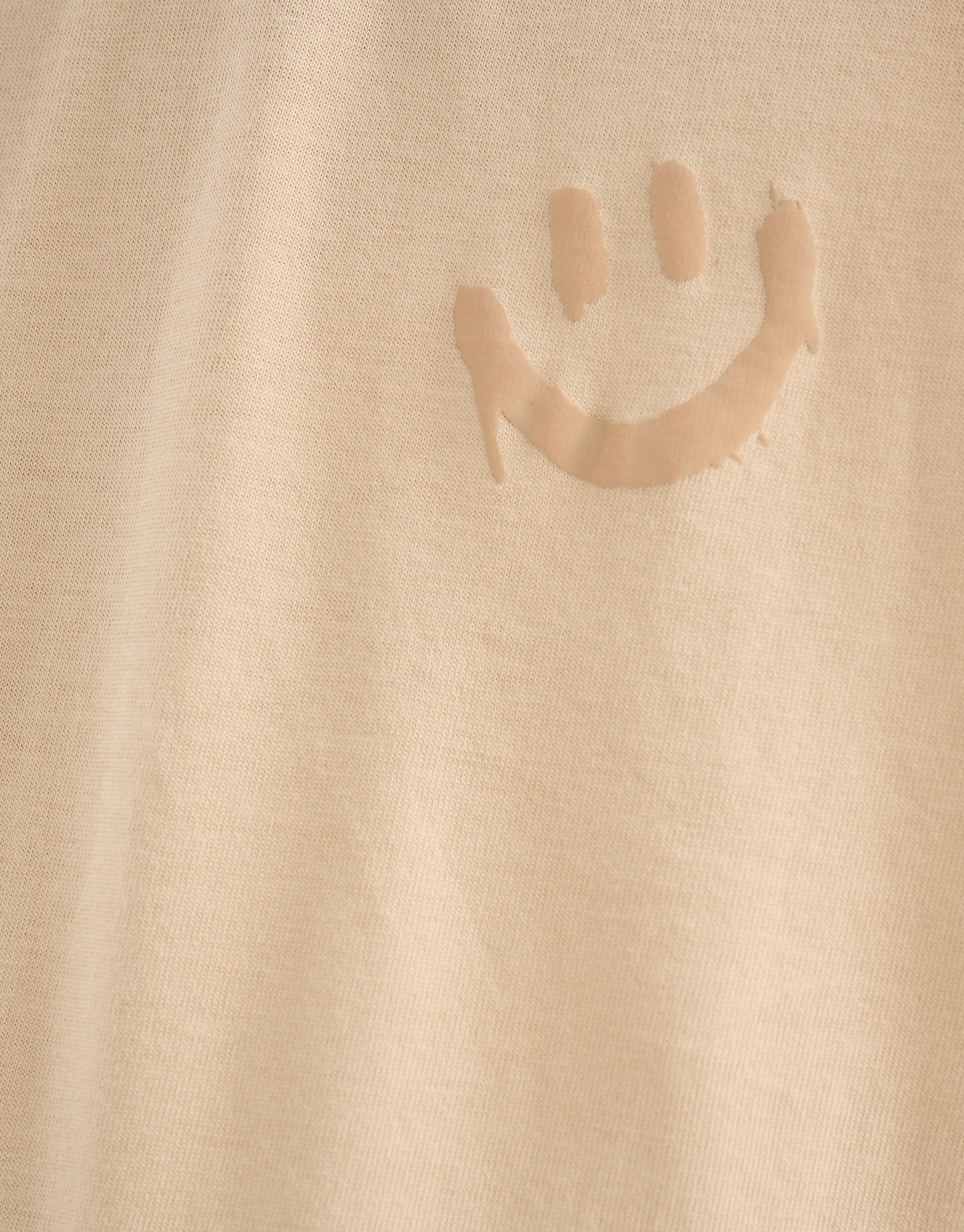 Smiley Artwork T-shirt Beige SHOEBY BOYS