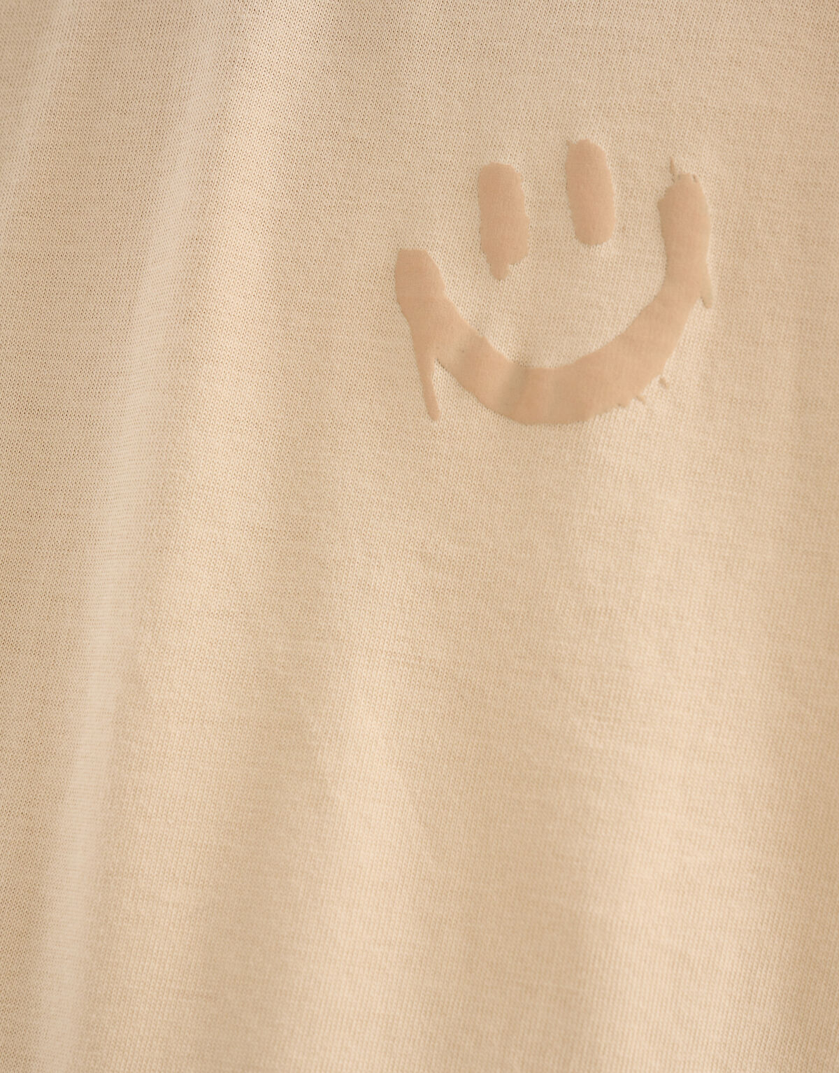 Smiley Artwork T-shirt Beige SHOEBY BOYS