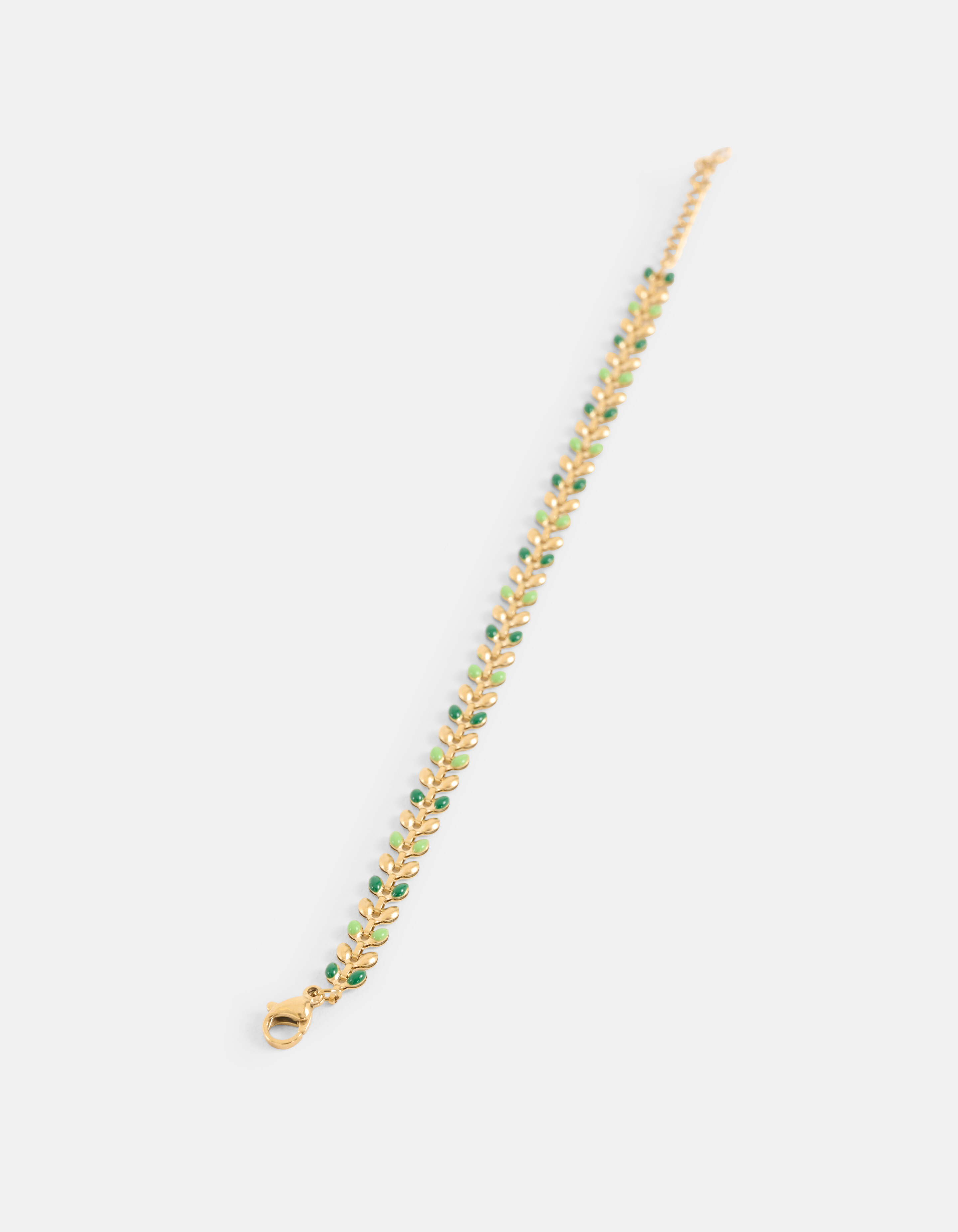Buntes Blatt Armband Gold SHOEBY ACCESSOIRES