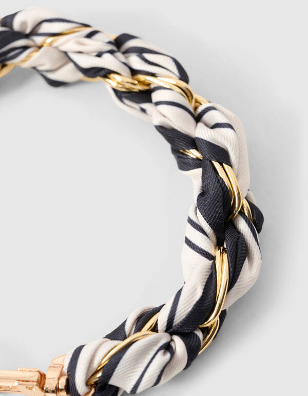 Schalband Schwarz/Wei&szlig; SHOEBY ACCESSOIRES