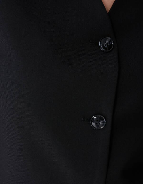 Gek&uuml;rztes Gilet Schwarz Von Lonneke SHOEBY WOMEN