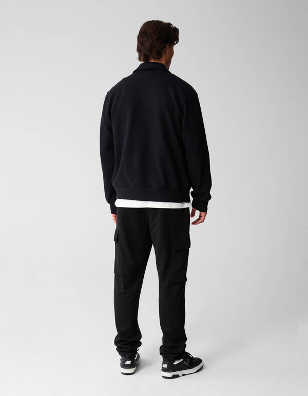 Sweat Bomber Jacke Schwarz SHOEBY MEN