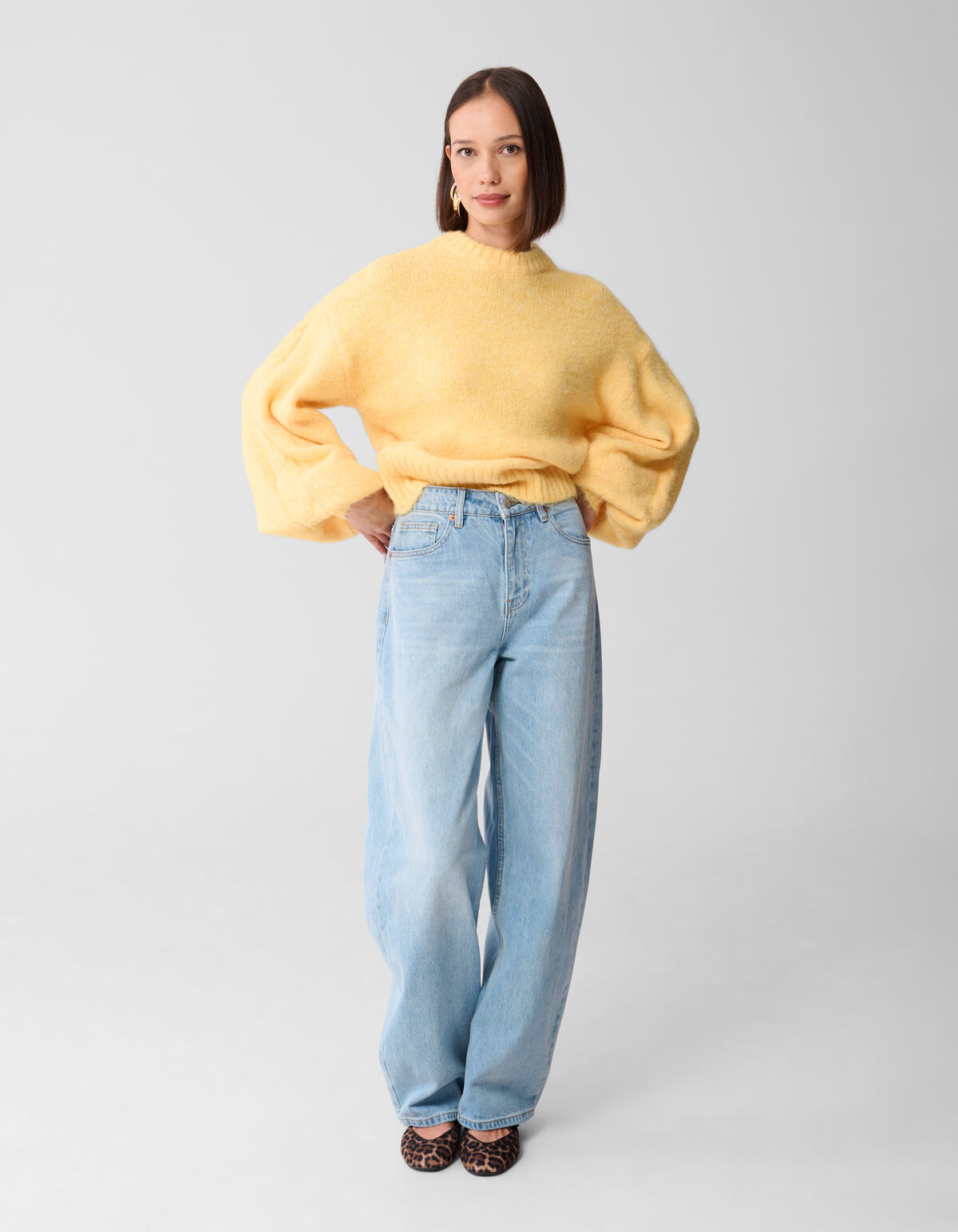 Barrel Fit Jeans Hellblau SHOEBY WOMEN