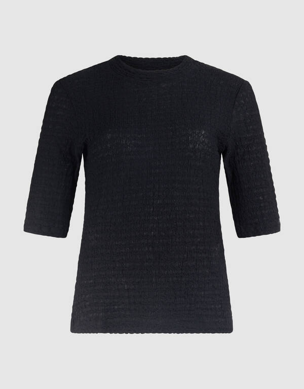 Crinkle Top Schwarz SHOEBY WOMEN