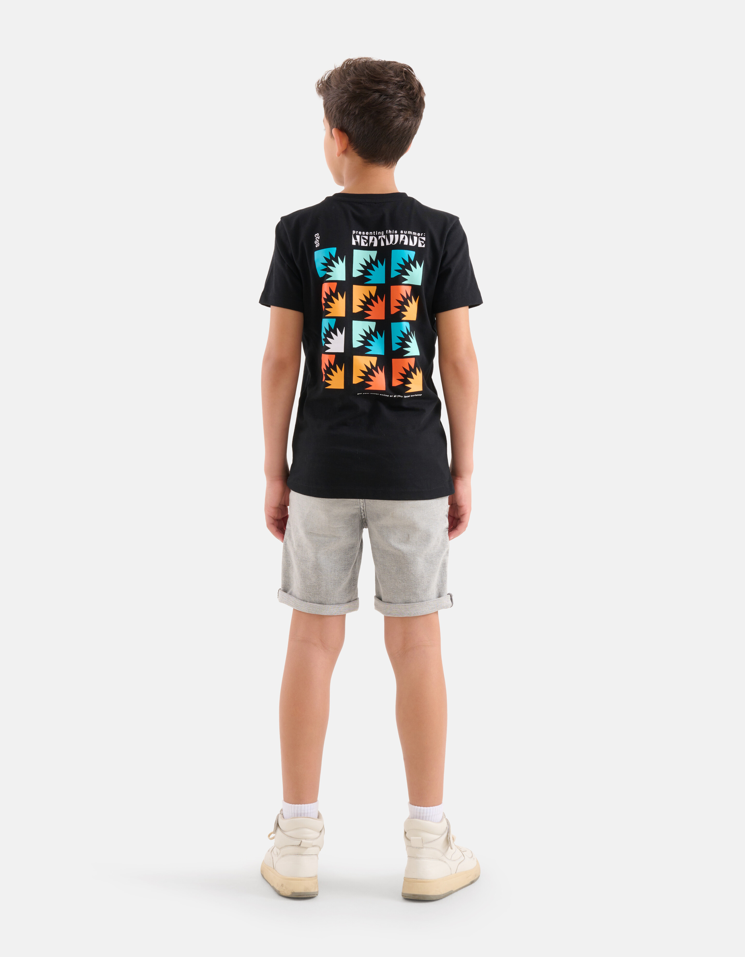 Print-T-Shirt Schwarz SHOEBY BOYS