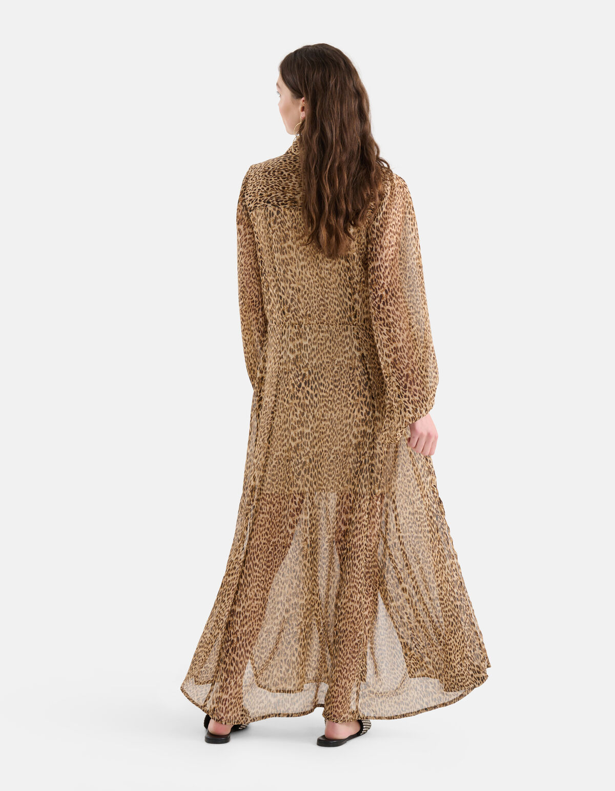 Geparden-Maxikleid Braun SHOEBY WOMEN