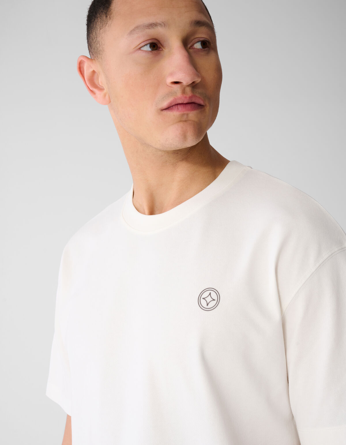 Spark T-Shirt Gebrochen Wei&szlig; SHOEBY MEN