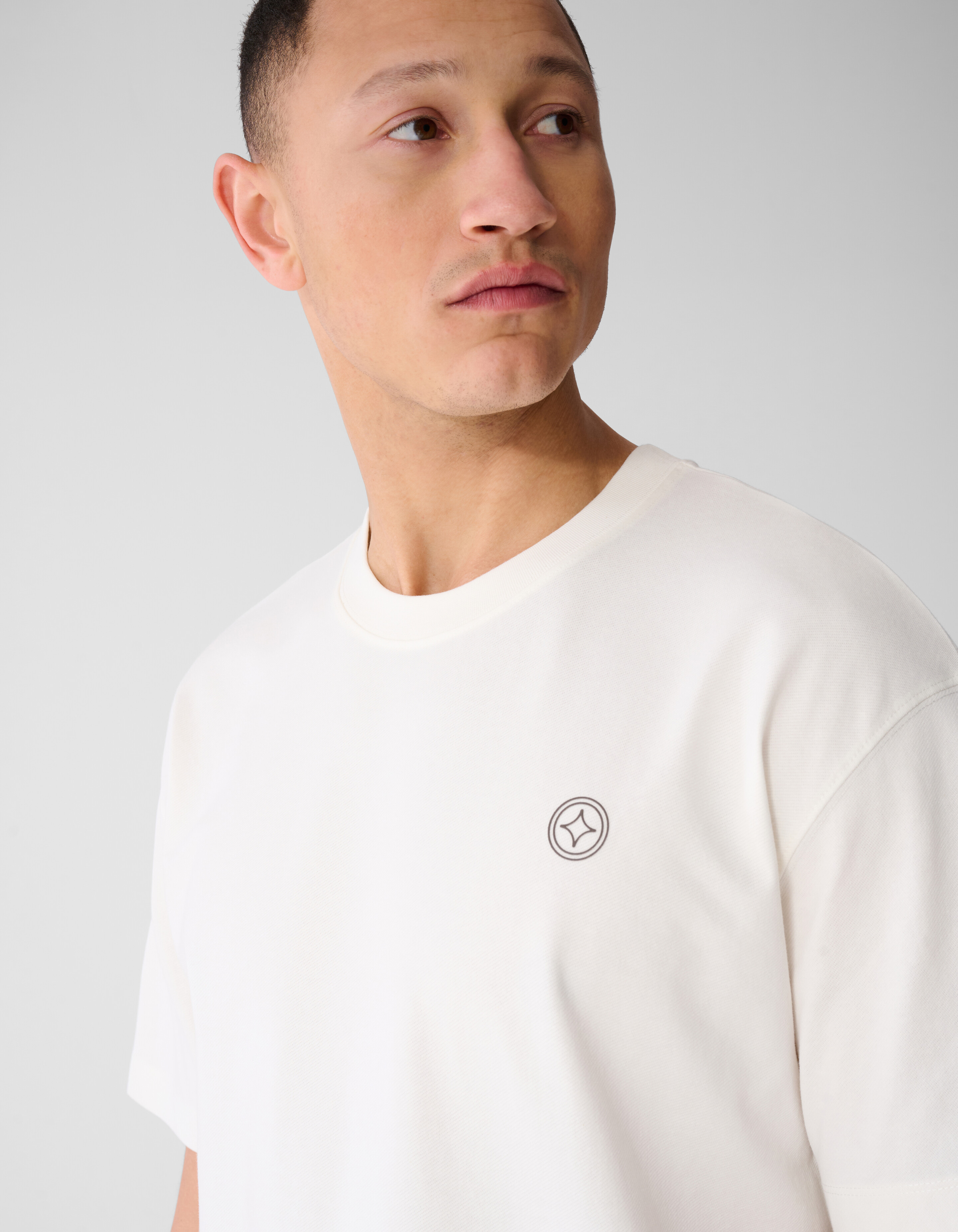 Spark T-Shirt Gebrochen Wei&szlig; SHOEBY MEN