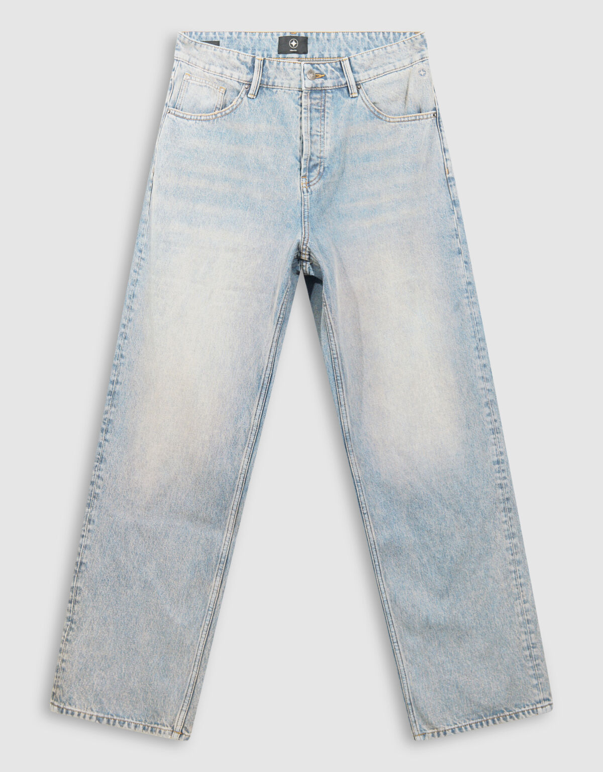 Baggy Fit Jeans Waschblau/Grau L32 SHOEBY MEN