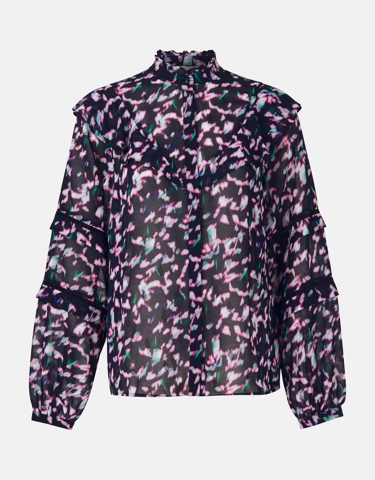 Bluse mit abstraktem Druck SHOEBY WOMEN
