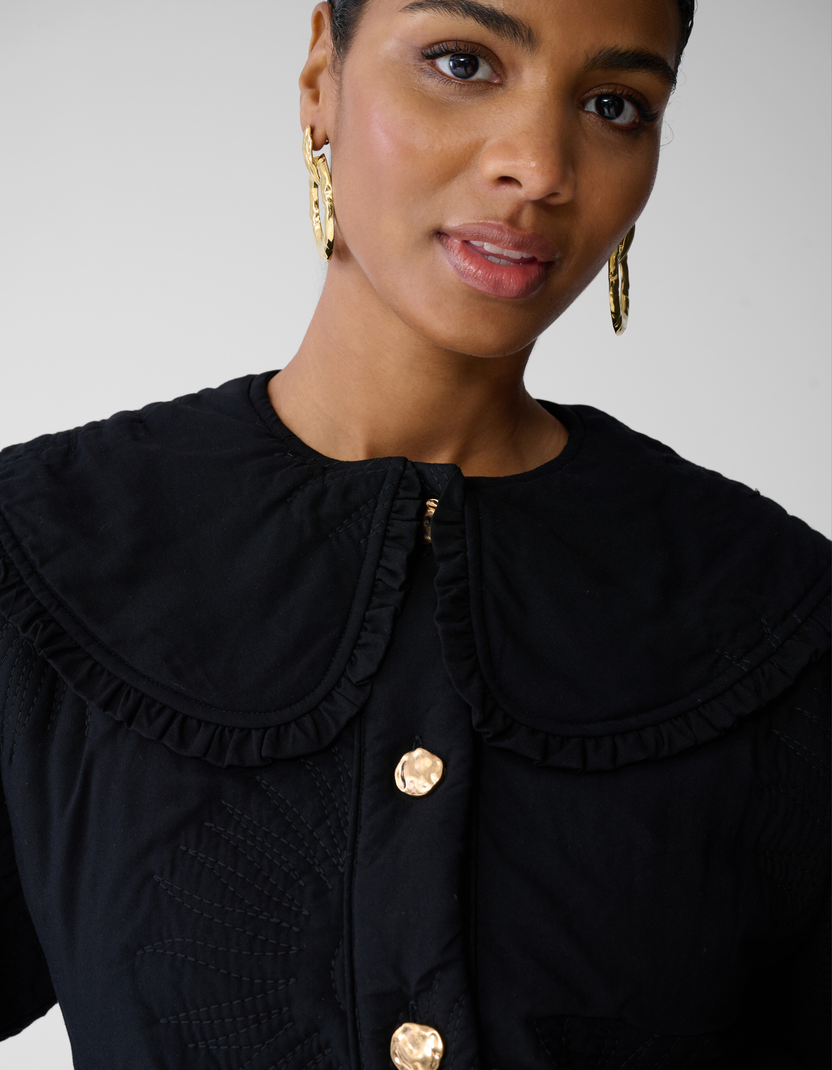 Gepolsterte Sonnenjacke Schwarz SHOEBY WOMEN