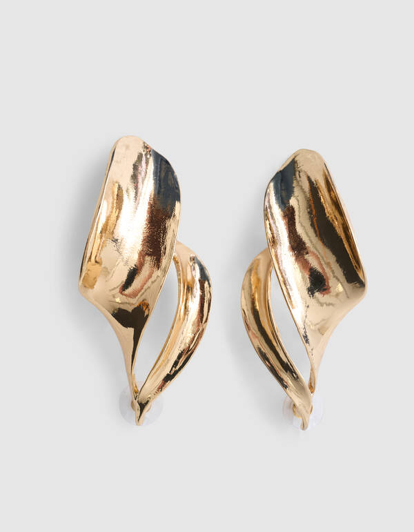 Wavy Ohrringe Gold SHOEBY ACCESSOIRES