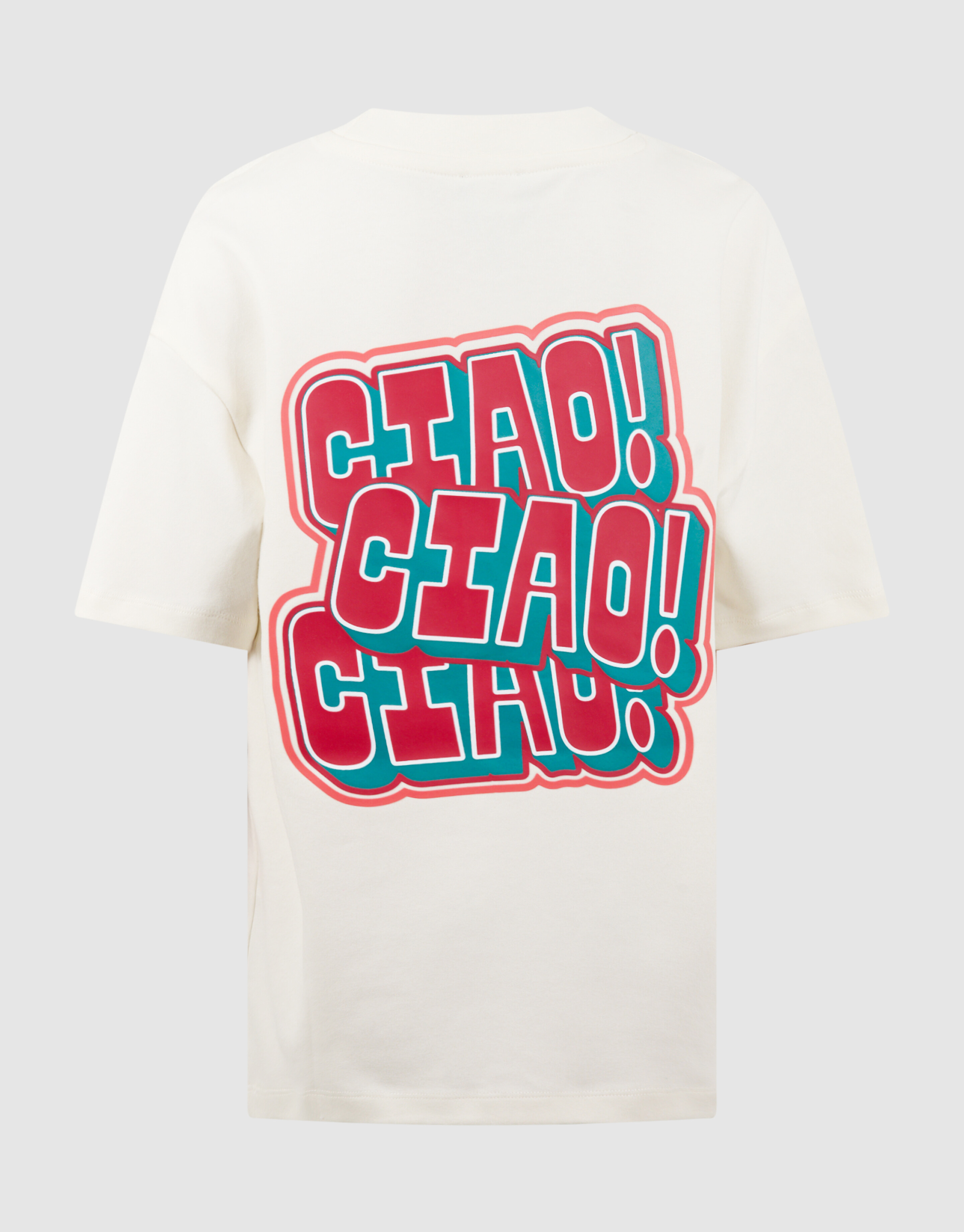 Ciao Artwork T-Shirt Gebrochen Wei&szlig; SHOEBY BOYS