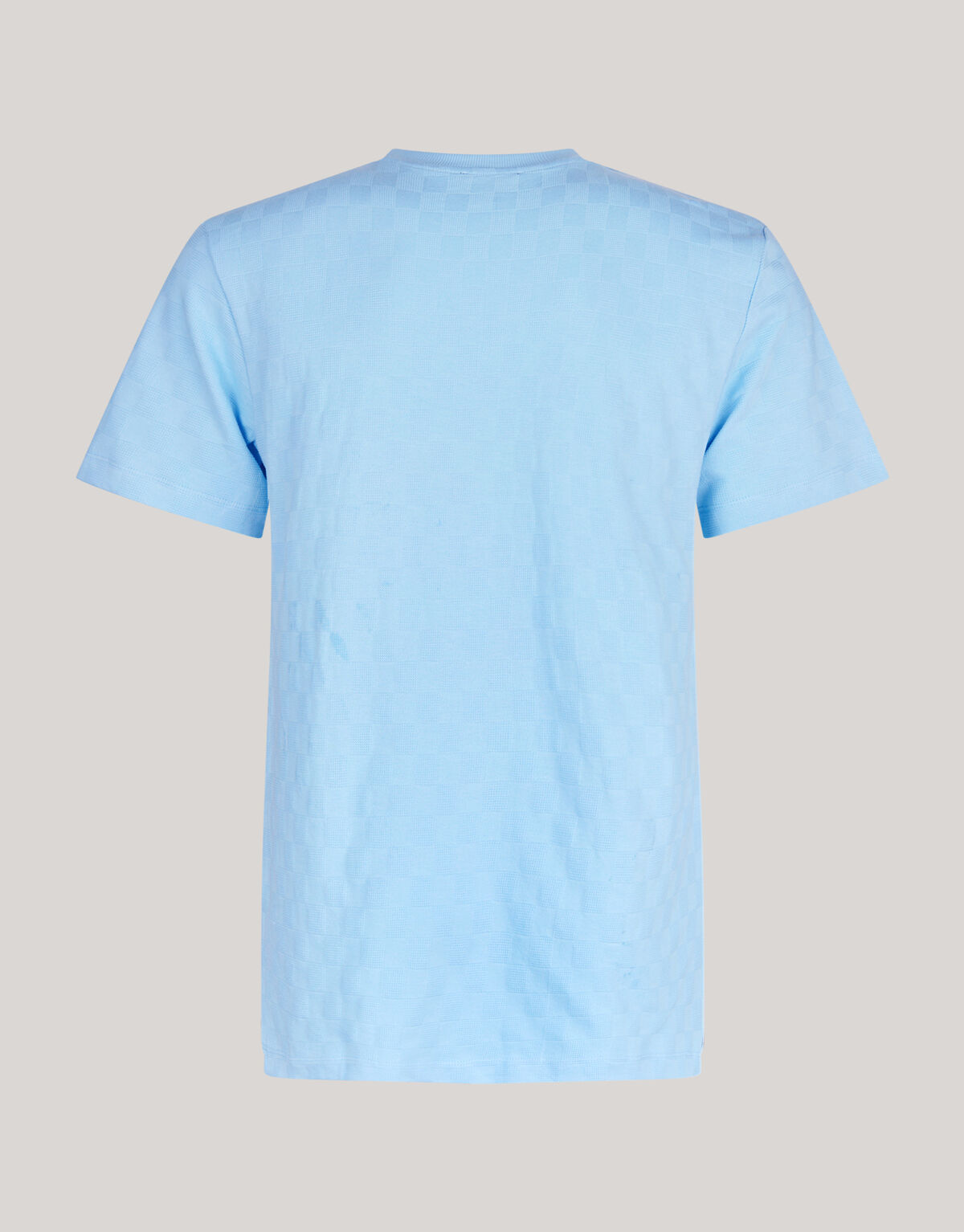 Block Textur T-shirt Hellblau SHOEBY MEN