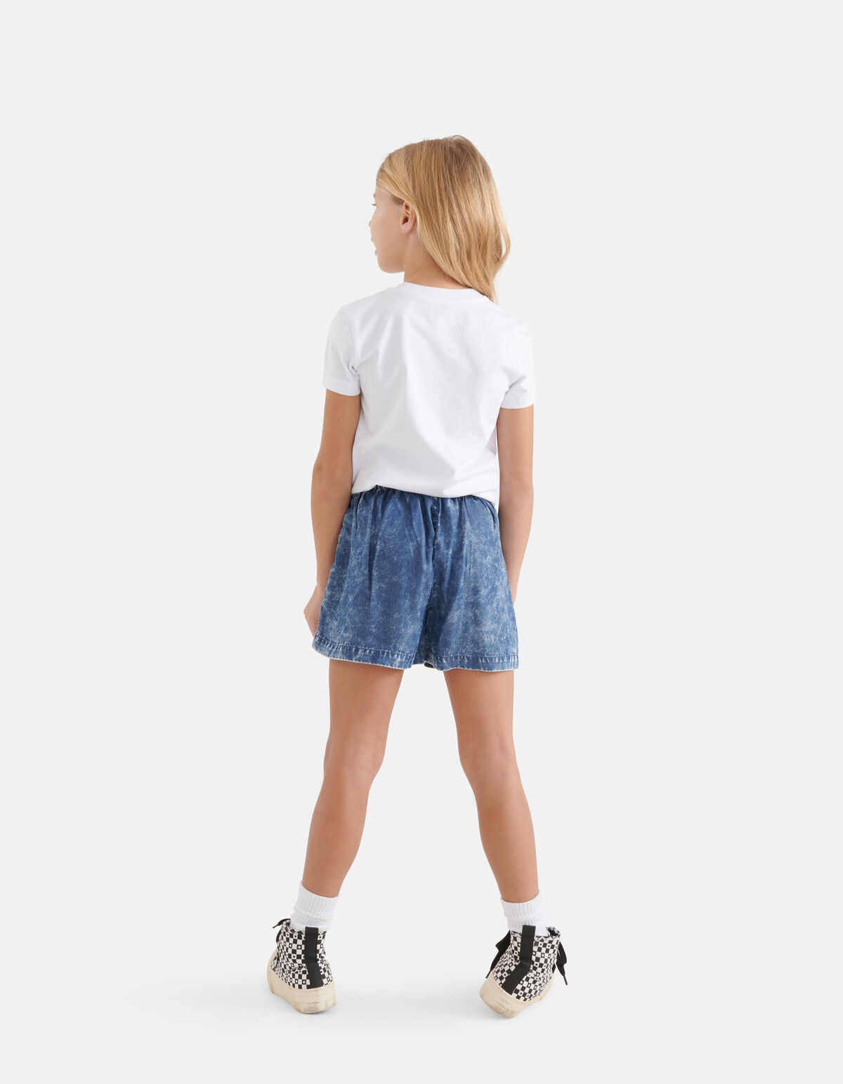 Nieten-T-Shirt Weiß SHOEBY GIRLS
