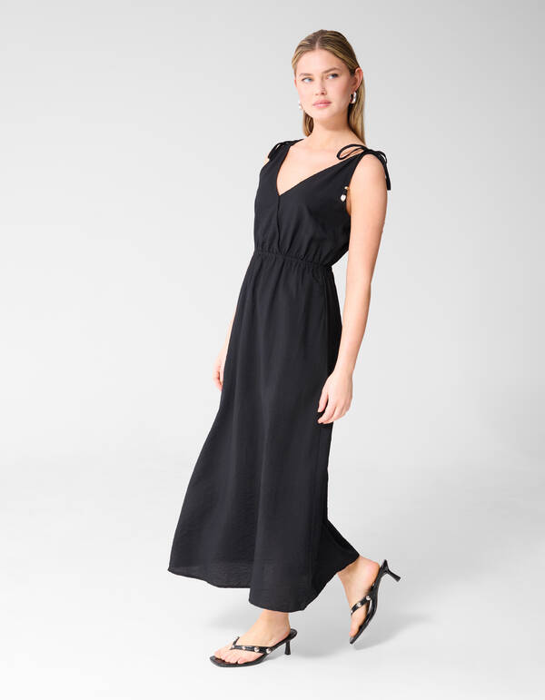 Sommer-Maxikleid Schwarz SHOEBY WOMEN