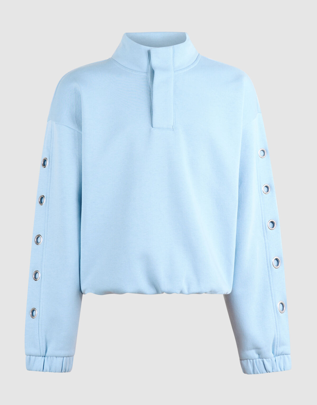 Funnel Neck Sweater Hellblau SHOEBY GIRLS