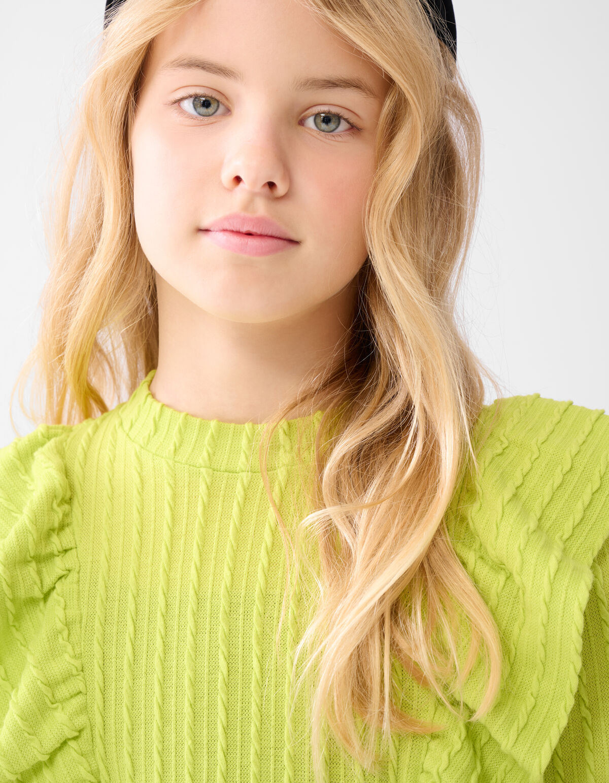 Kabel R&uuml;schen Top Gr&uuml;n SHOEBY GIRLS