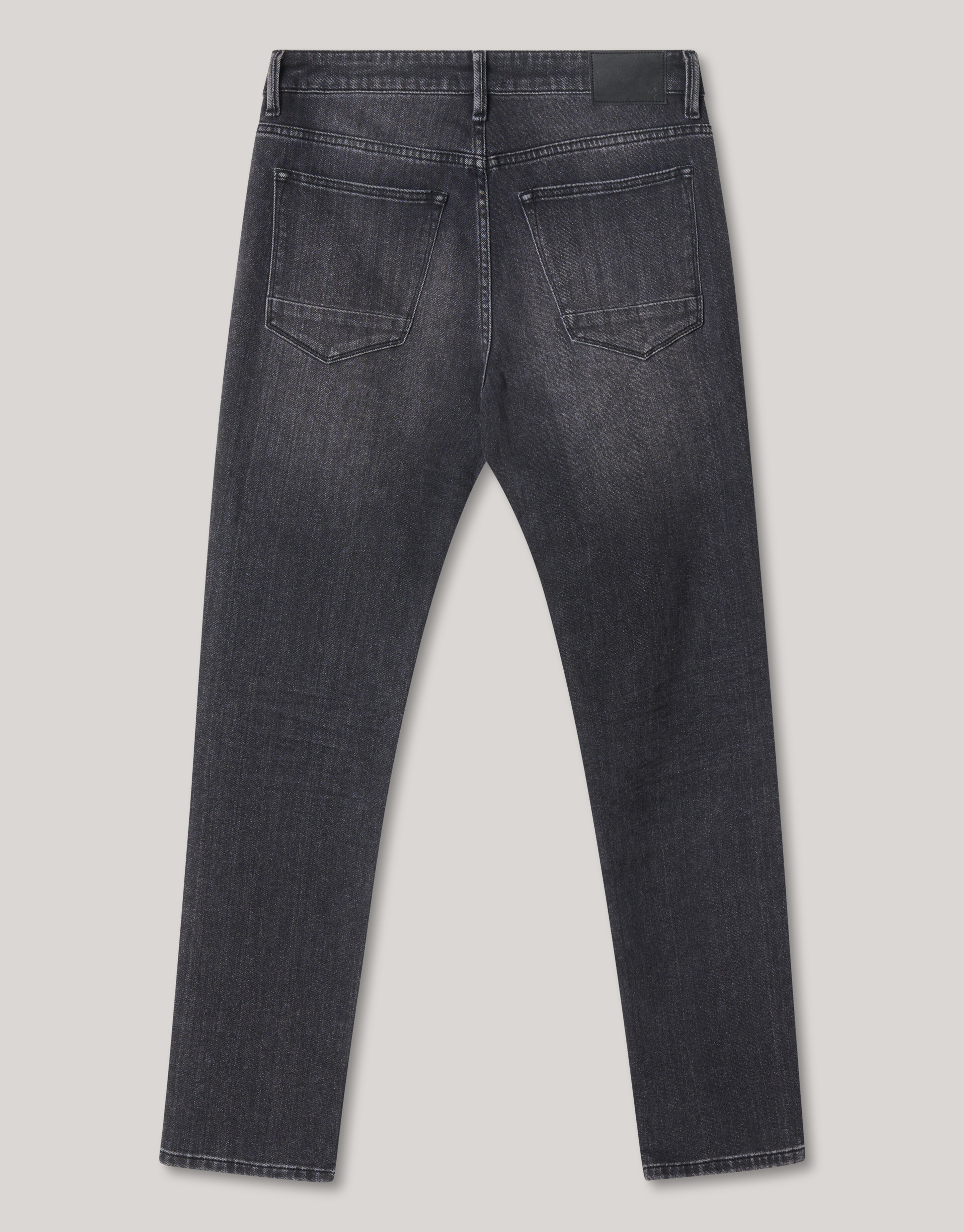 Washed Straight Jeans Zwart L32 SHOEBY MEN