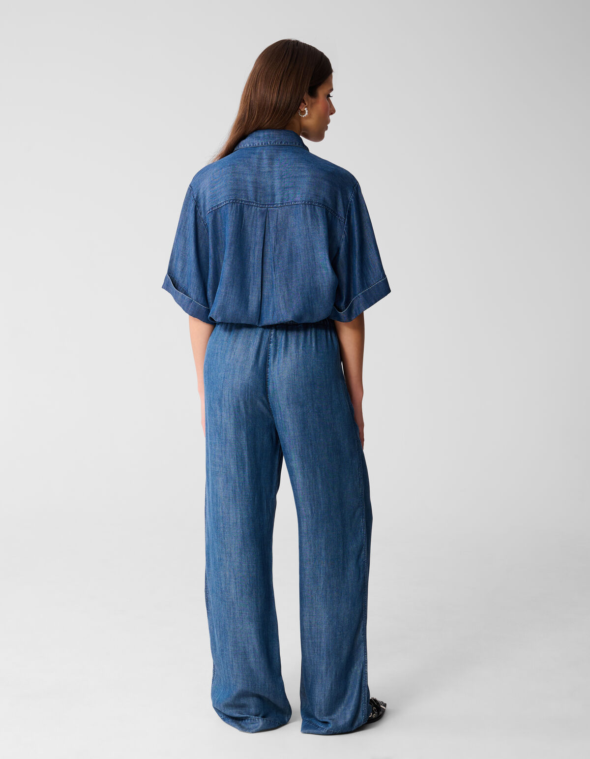 Weit geschnittene Pintuck-Hose Blau von Mieke SHOEBY WOMEN