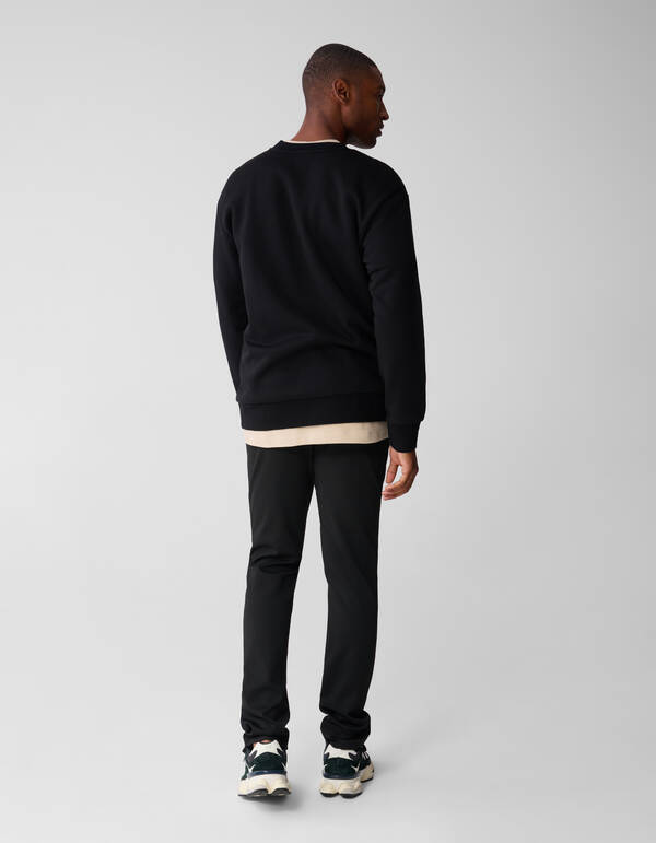 Cord Artwork Pullover Schwarz SHOEBY MEN