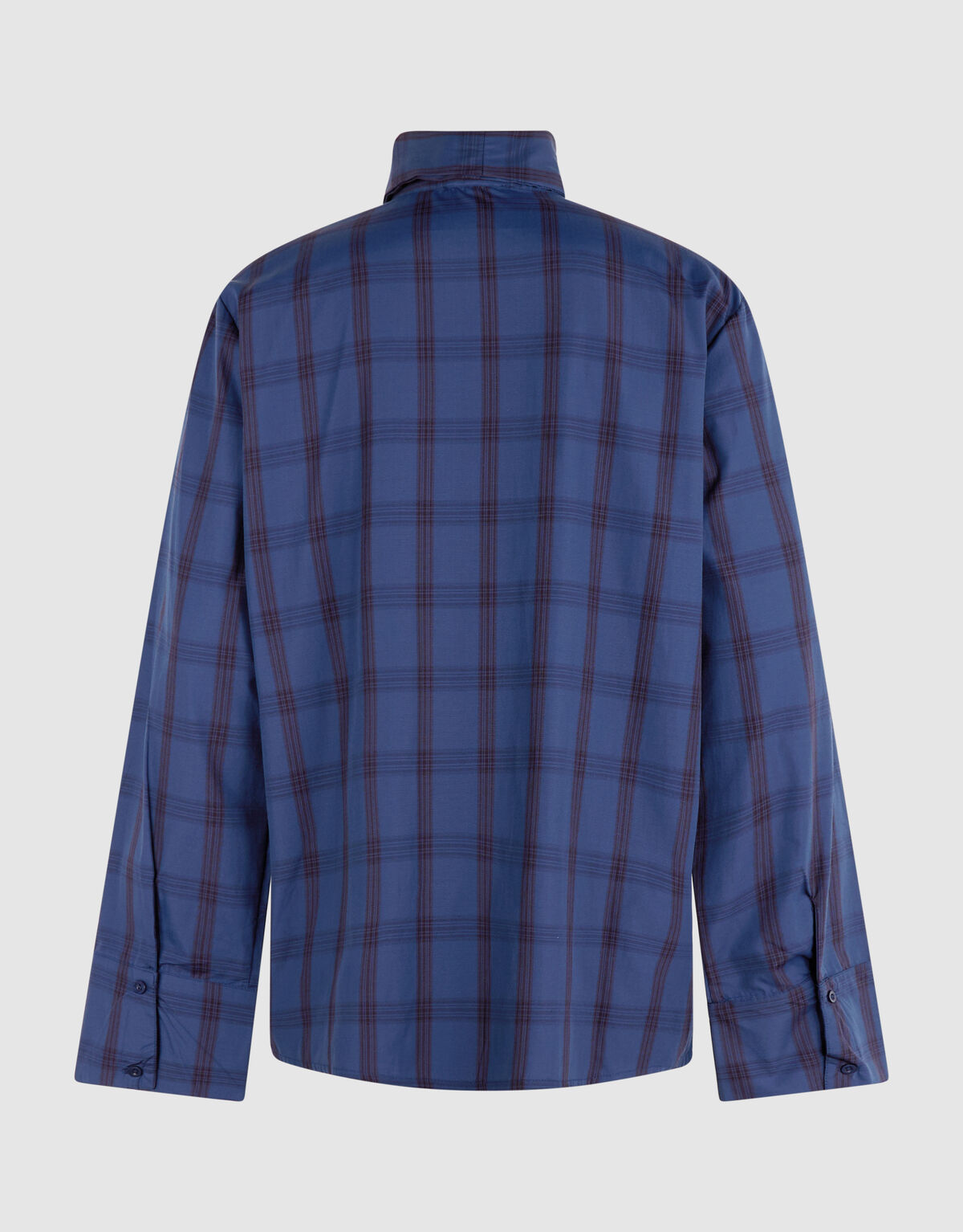Bluse im Oversize-Schnitt mit Schal Blau SHOEBY WOMEN