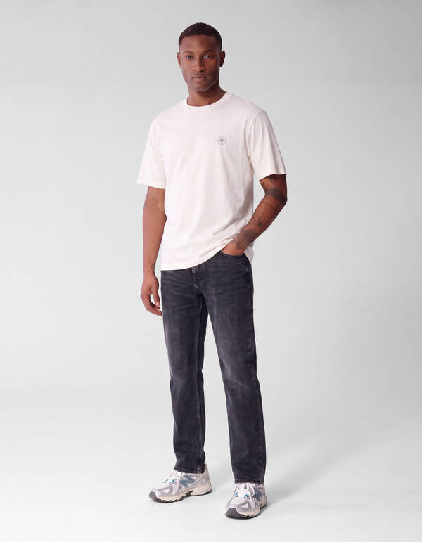 Slim Straight Fit Jeans Dunkelgrau L32 SHOEBY MEN
