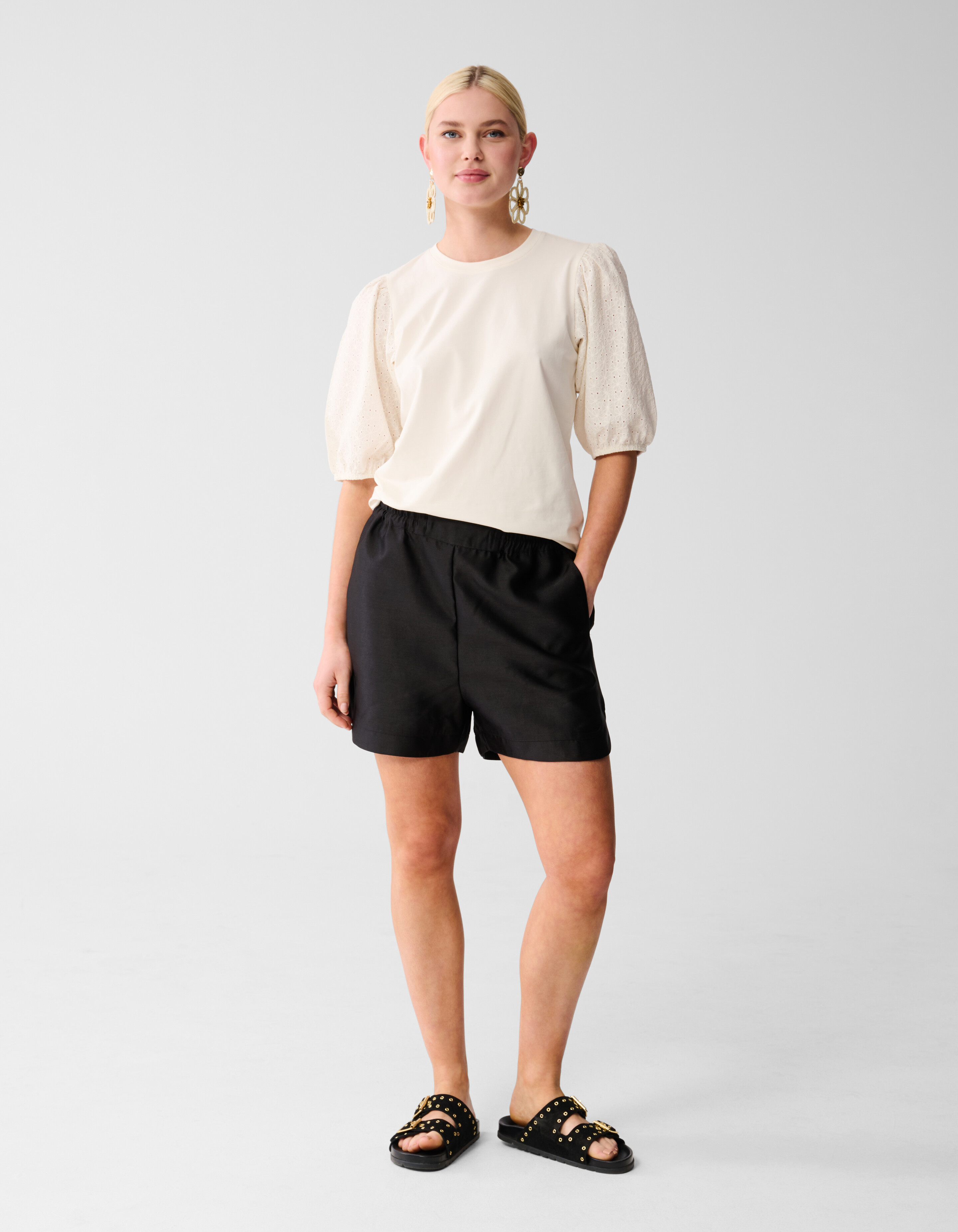 Besticktes Top Off White SHOEBY WOMEN