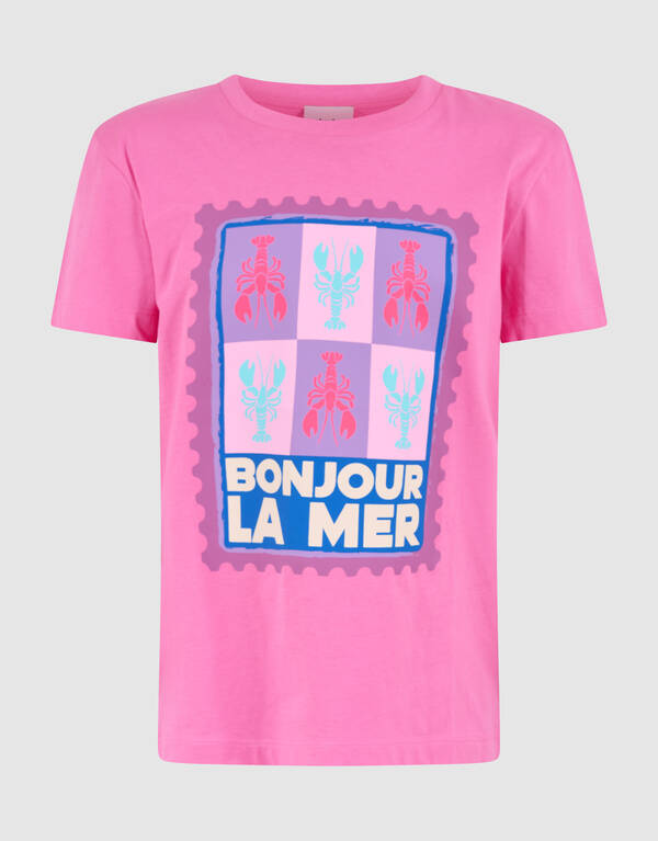 La Mer Kunstwerk T-shirt Rosa SHOEBY GIRLS