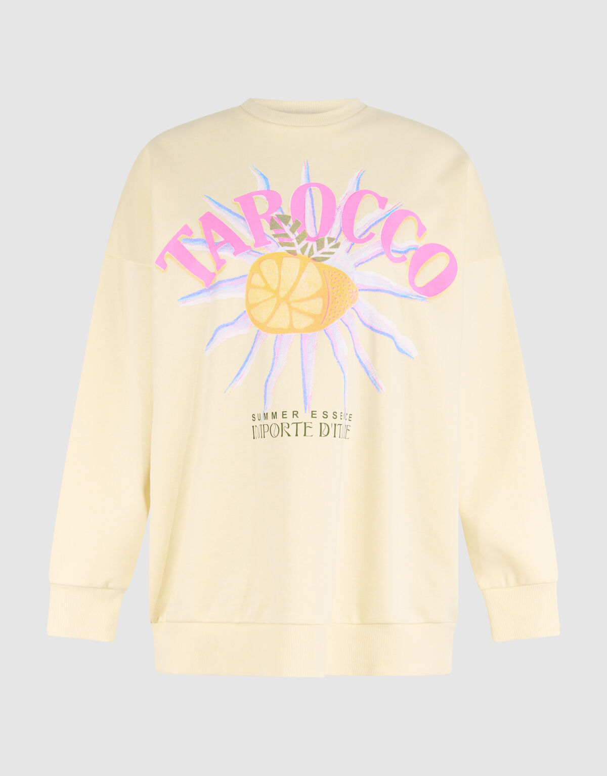 Tarocco Artwork Pullover Hellgelb SHOEBY WOMEN