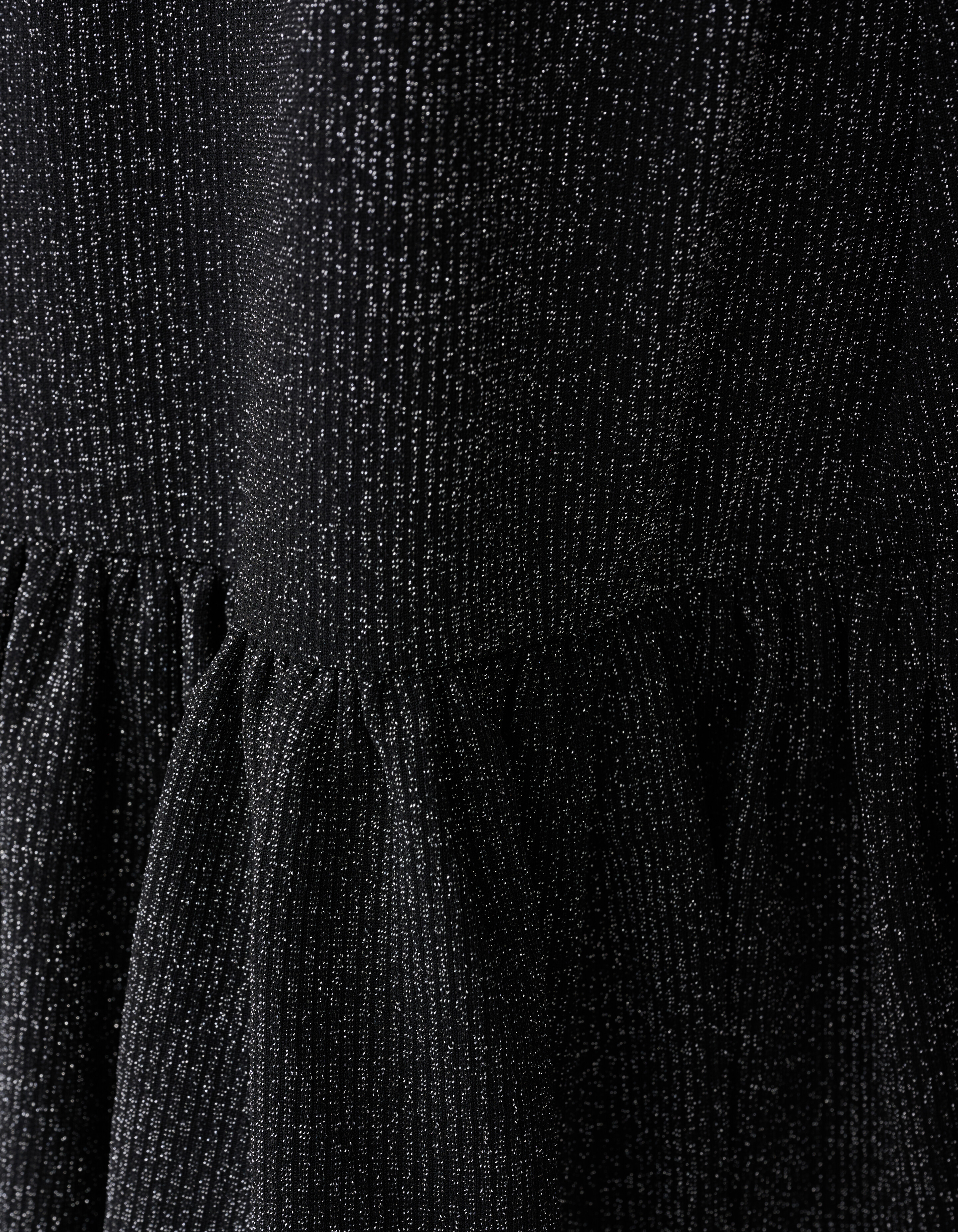 Glitter Balloon Mini Jurk Zwart SHOEBY GIRLS