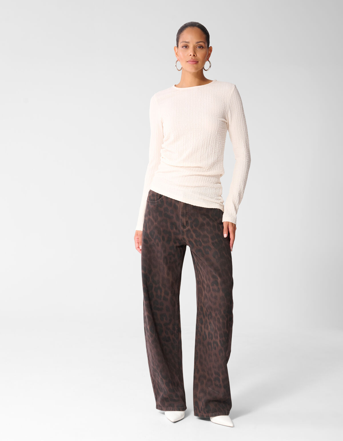 Asymmetrisches Oberteil Wei&szlig; SHOEBY WOMEN