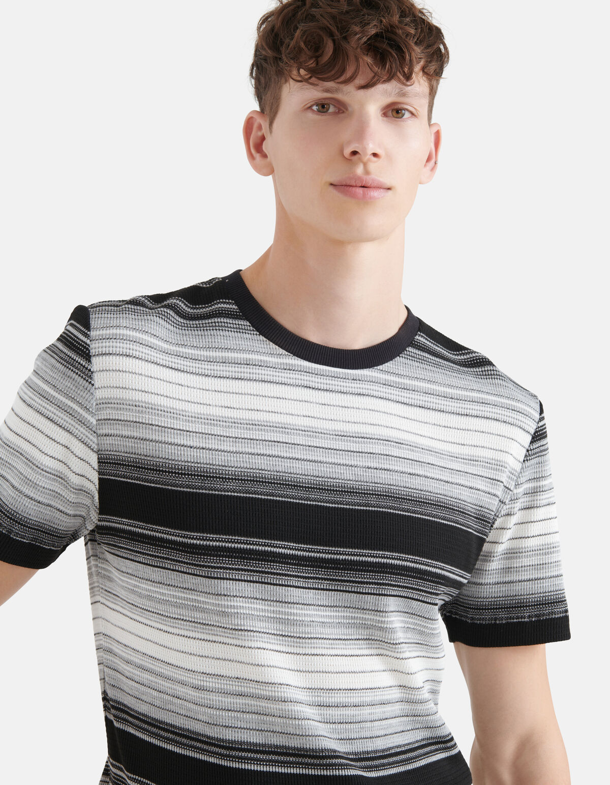 Farbverlaufs-T-Shirt Schwarz SHOEBY MEN