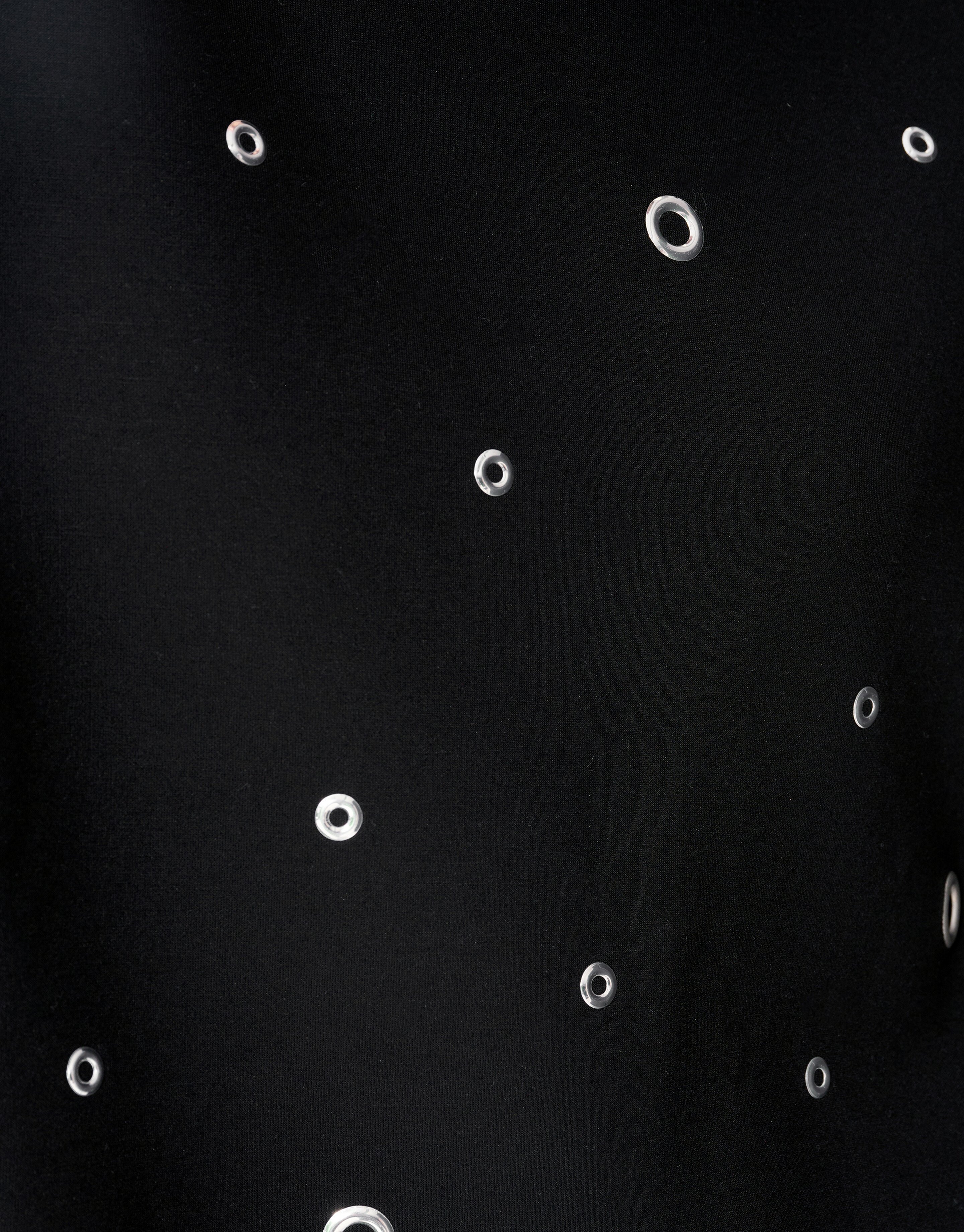 &Uuml;berdimensionales Sweatshirt mit &Ouml;sen Schwarz SHOEBY WOMEN