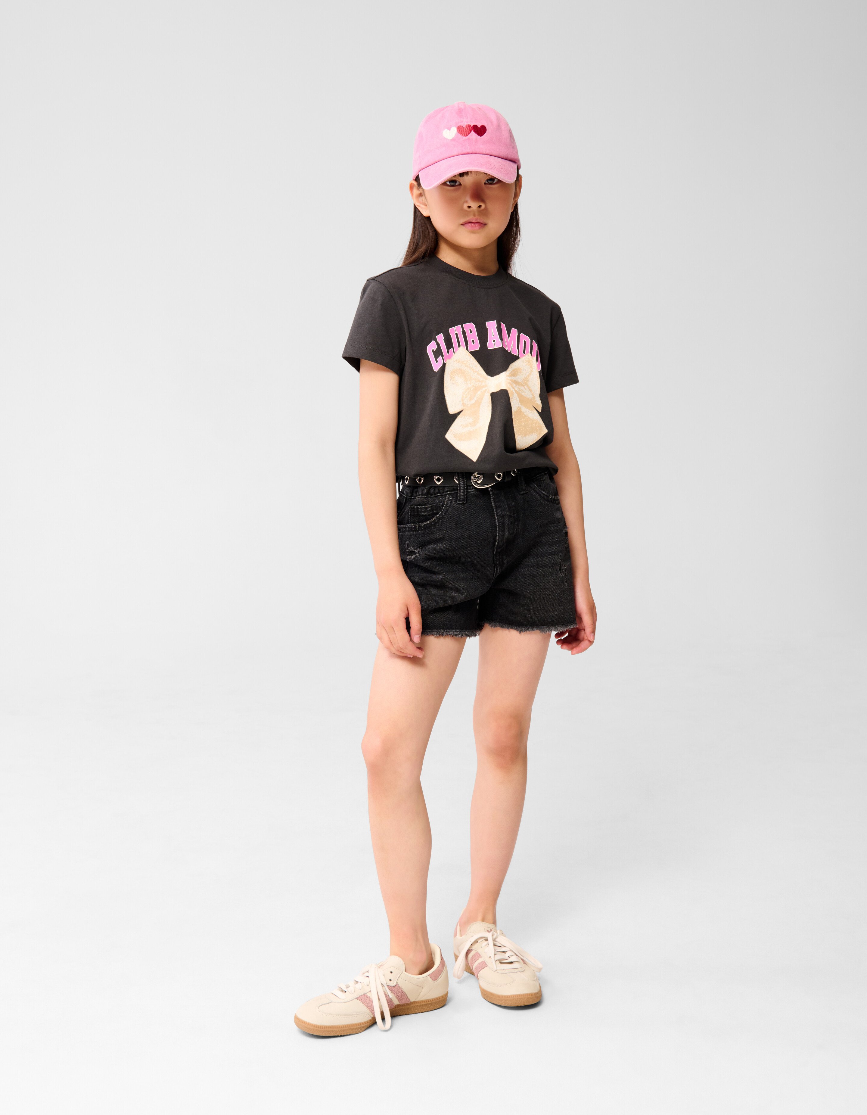 Club Amour T-shirt Dunkelgrau SHOEBY GIRLS