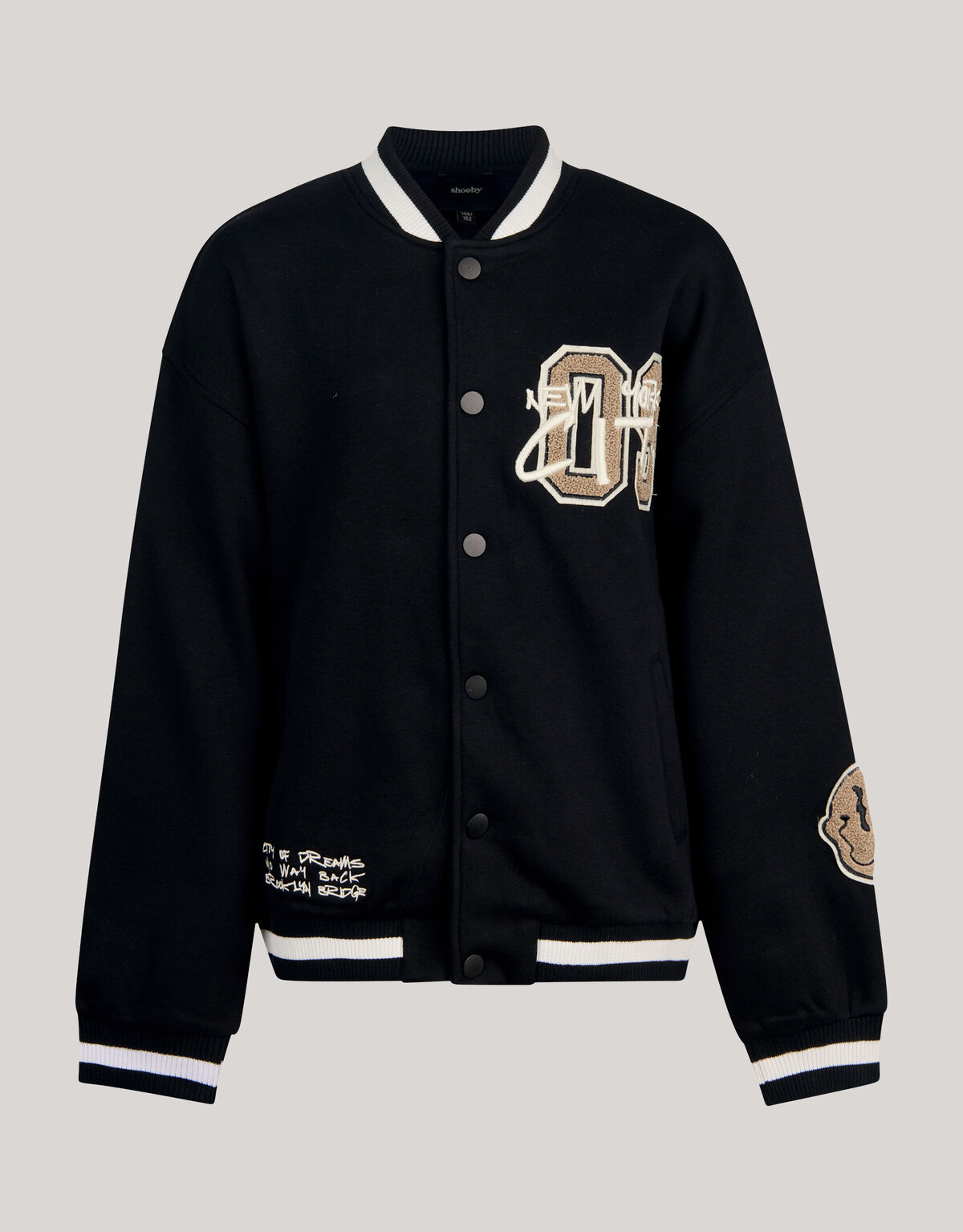Varsity Jacket Black SHOEBY BOYS